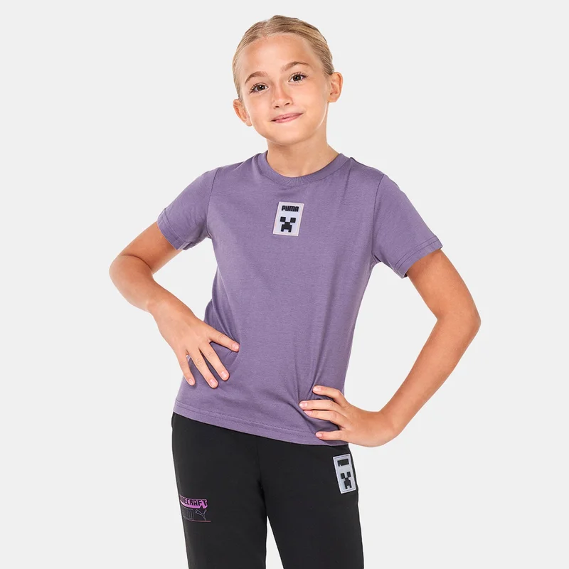 بوما تيشيرت برسومات للأطفال ماينكرافت